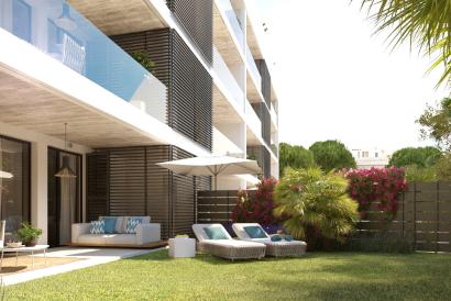Appartement neuf de 3 chambres, piscine,jardin à Cala Ratjada.