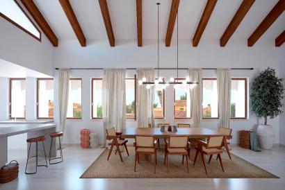 Luxury duplex penthouse flat for sale in Calatrava, 2 bedrooms, 3 bathrooms, private terraces, parking