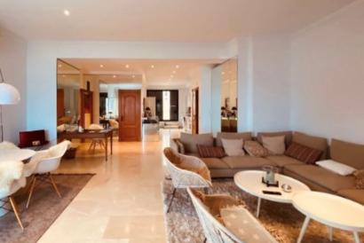 Fantástico piso en alquiler con vistas al mar y gran terraza privada, 5 dormitorios, parking, Portixol