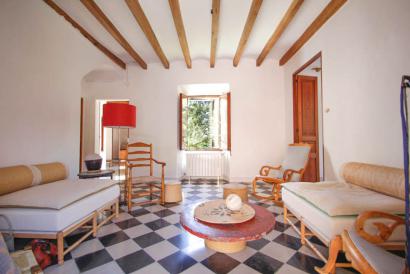Appartement meublé en rez-de-chaussée, 2 chambres, terrasse, vue sur la montagne, village de Sóller.