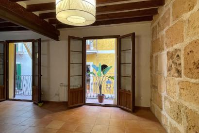 Agréable appartement partiellement meublé avec 2 chambres dans la vieille ville de Palma