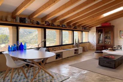 Appartement meublé d'une chambre avec vue sur la Tramuntana à Bunyola.